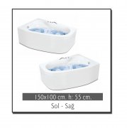 Arikanda Oval ve Asimetrik Küvet Modelleri
