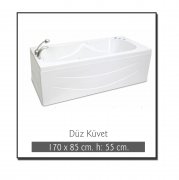 Herke Oturmasız Dikdörtgen Küvet Modelleri