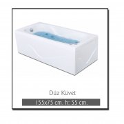 Isında Oturmasız Dikdörtgen Küvet Modelleri